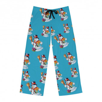 Men's Pajama Pants (AOP) Snowmans