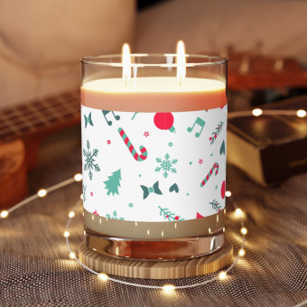 Scented Candle, 11oz Christmas elements 