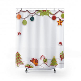 Shower Curtains Christmas