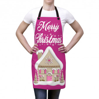 Apron Candy House Merry Christmas