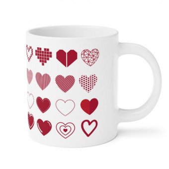 Ceramic Mugs (11oz\15oz\20oz) Hearts