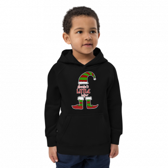 Kids eco hoodie Santa's little helper