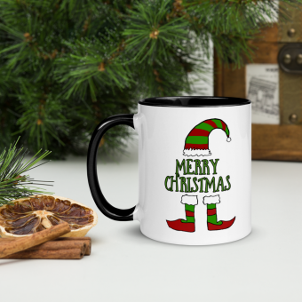 Mug with Color Inside MERRY CHRISTMAS